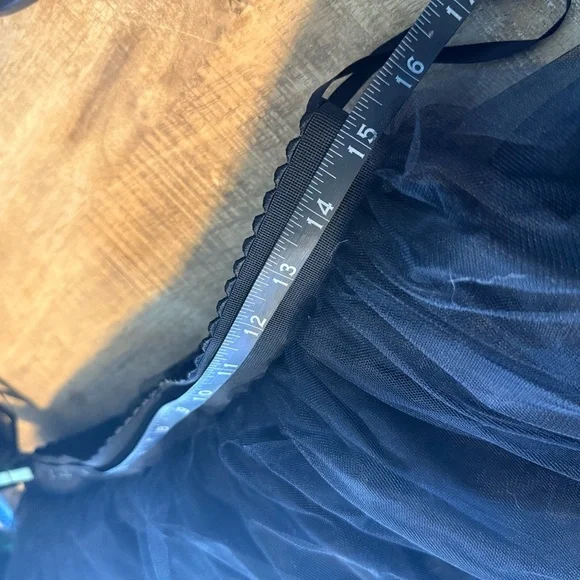 Black Tulle Skirt - Picture 5 of 5